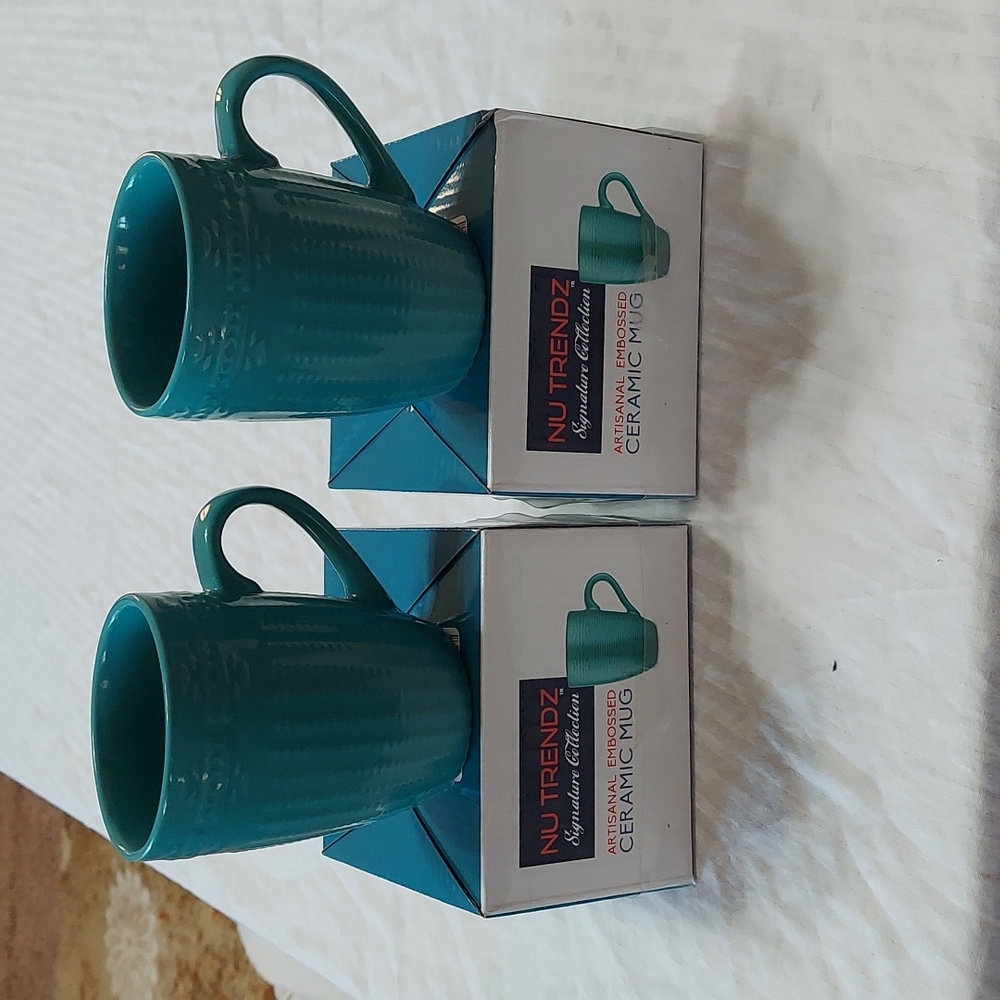 Ceramic Coffee Mugs 2 NWOT